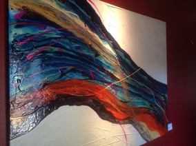 SOLD: River of Dreams 
30" x 40"
ArtsGoggle